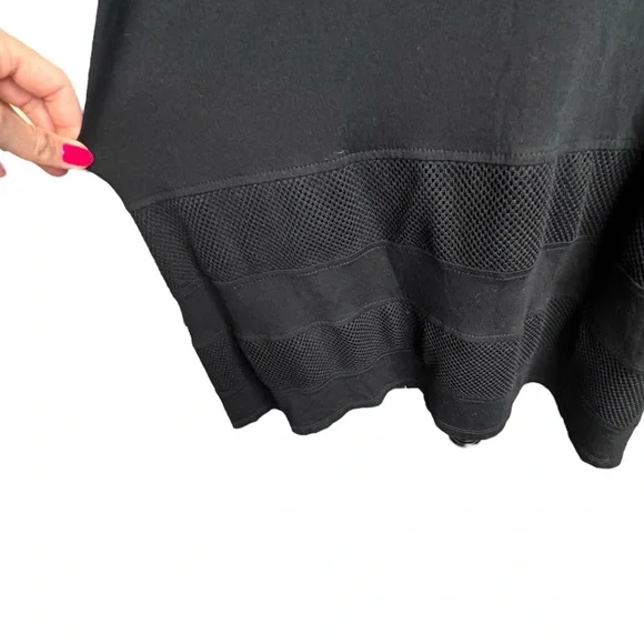 Cable and Gauge Women’s Hooded Mesh Long Sleeve Shirt Size 2X Swimsuit Cover B50 - Picture 2 of 10